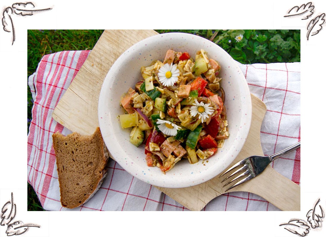 Pork Sausage Salad