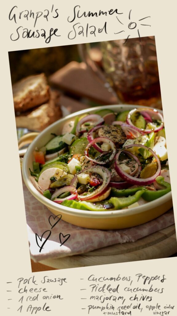 Austrian Pork Sausage Salad