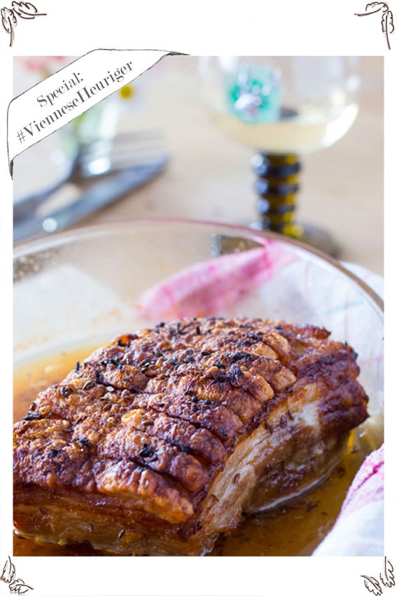 Anleitung für Schweinsbraten / Kümmelbraten mit perfekt knuspriger Bratenkruste