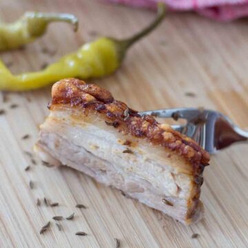 Schweinsbraten mit Popcorn-Kruste
