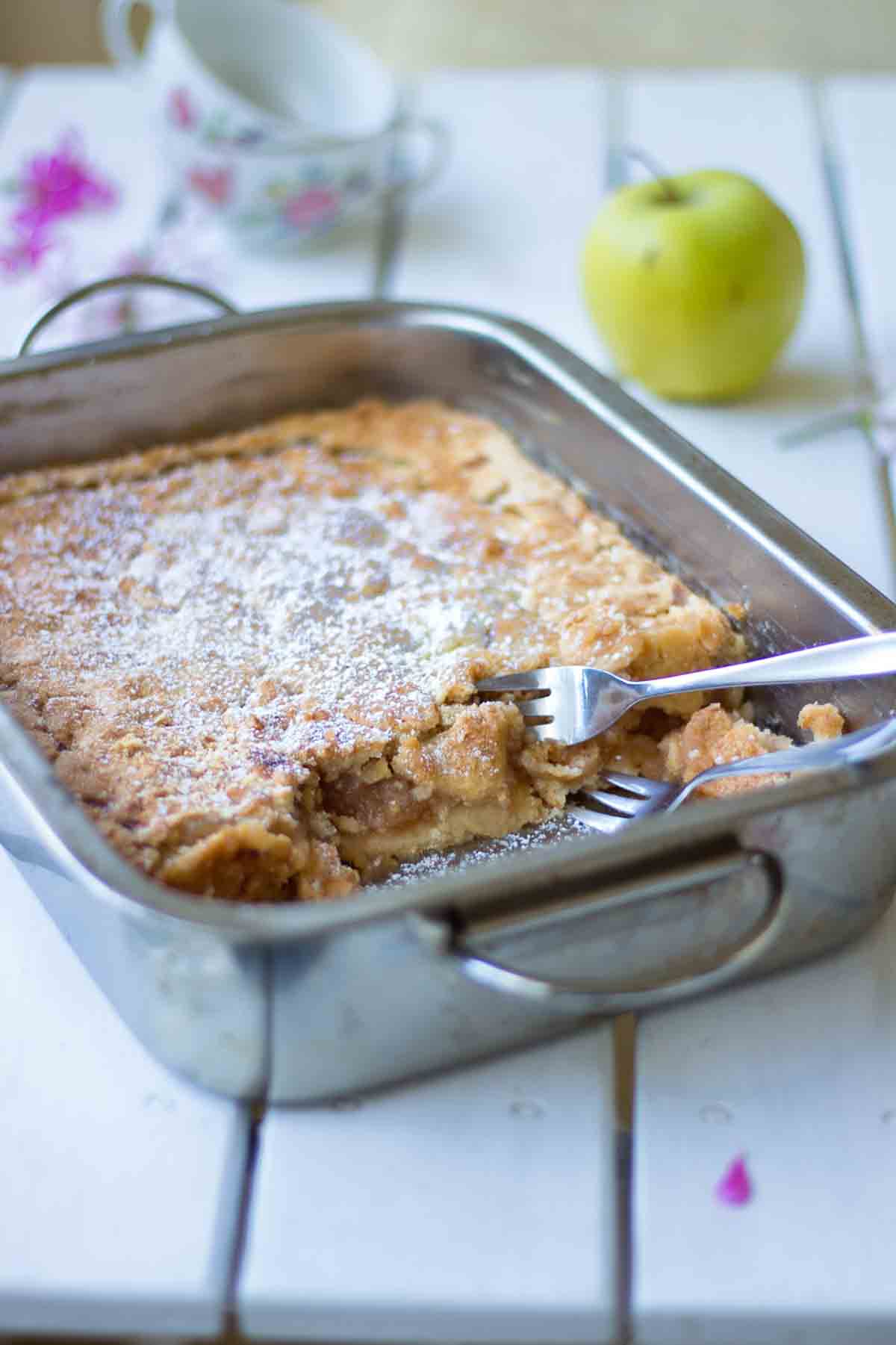 Omas Apfelkuchen im Blech