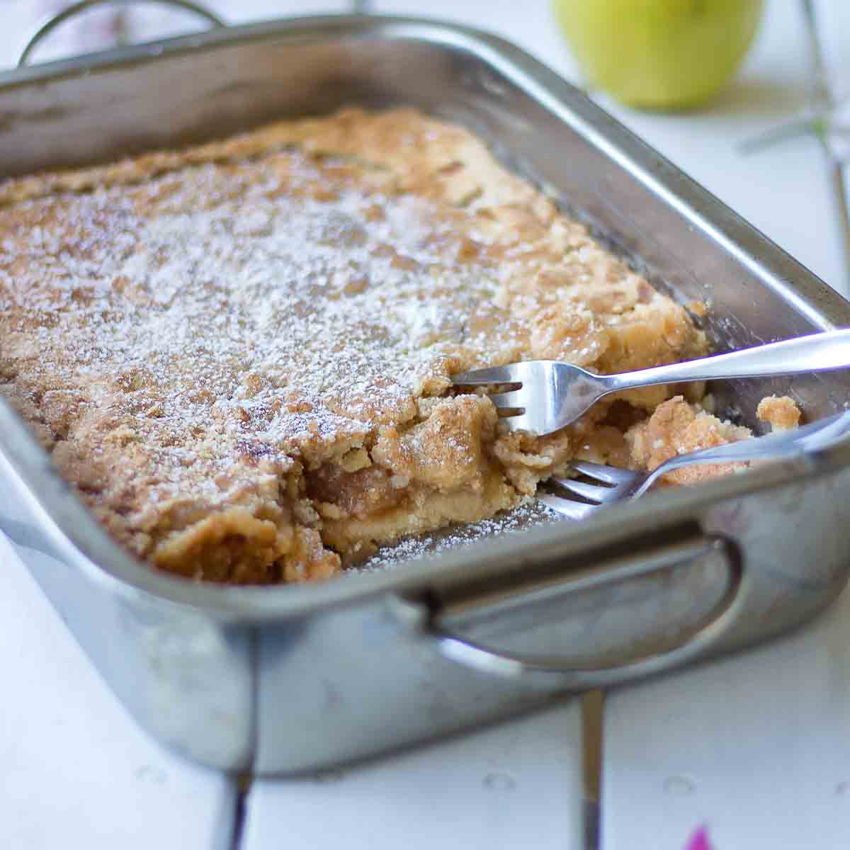 Apfelkuchen Rezept Mürbteig