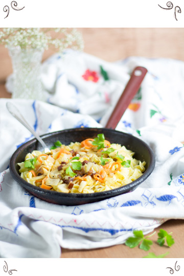 Krautfleckerl - Austrian Cabbage Pasta