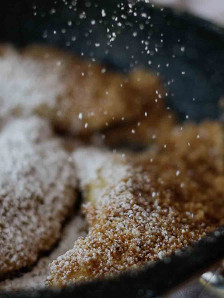 Marillenknödel aus Kartoffelteig