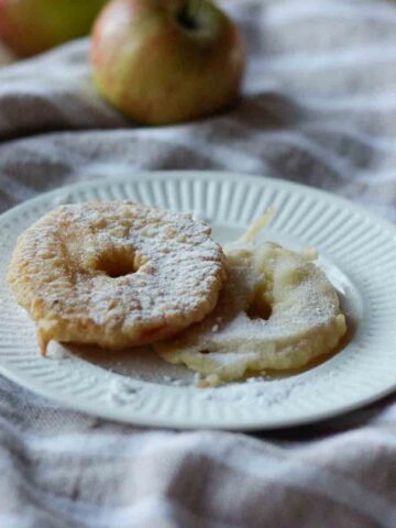 Gebackene Apfelringe | Baked apple Rings