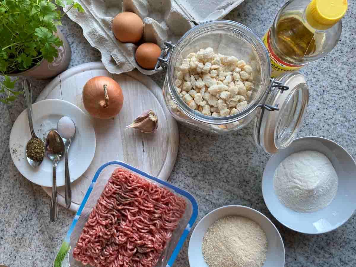 Zutaten für Faschierte Laibchen