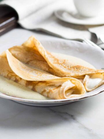 Topfenpalatschinken | curd cheese crepes