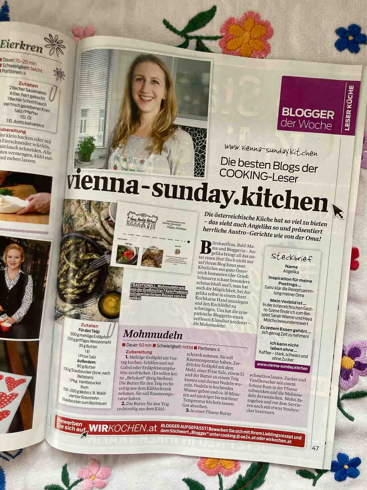 Vienna Sunday Kitchen im Cooking Magazin