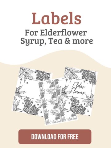 Banner Elderflower Labels
