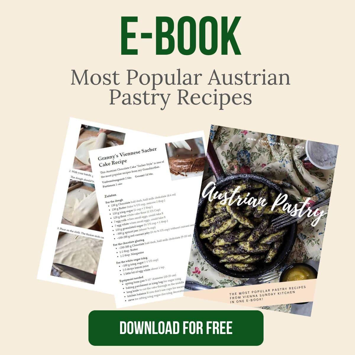 Banner Austrian Pastry Ebook