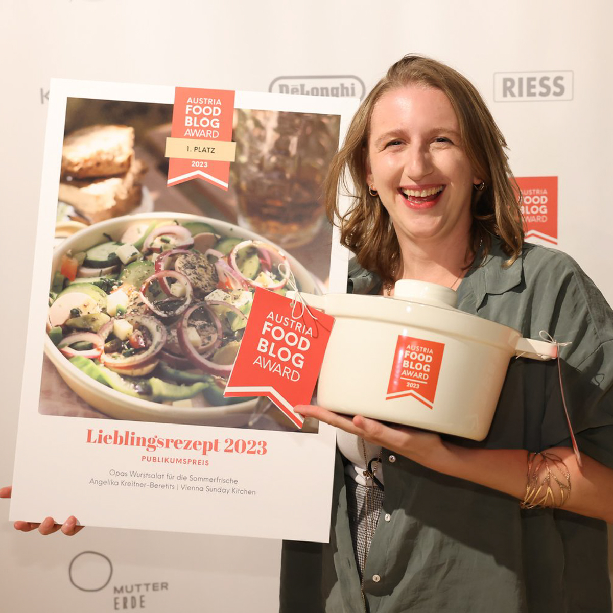 Angelika Kreitner-Beretits beim Austria Foodblog Award 2023 Fotos (c) Katharina Schiffl