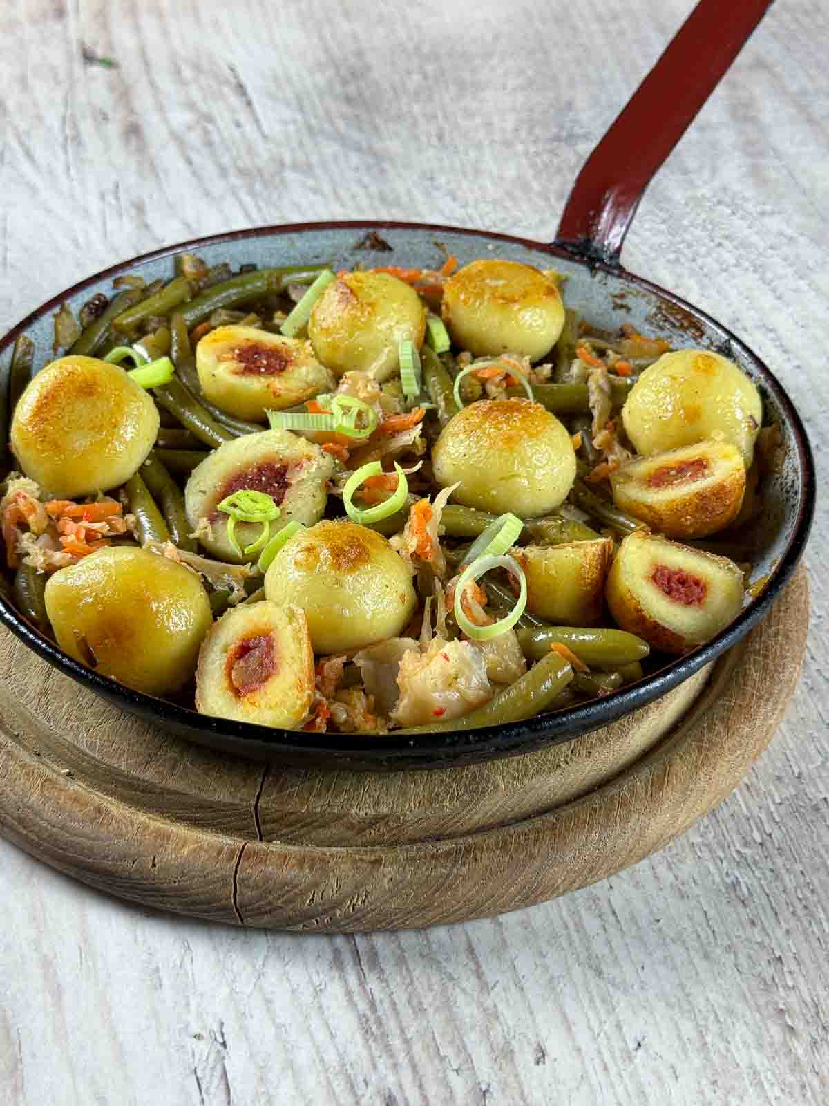 Kimchi-Pfanne mit Pfandl-Gnocchi von stadtkueche.at